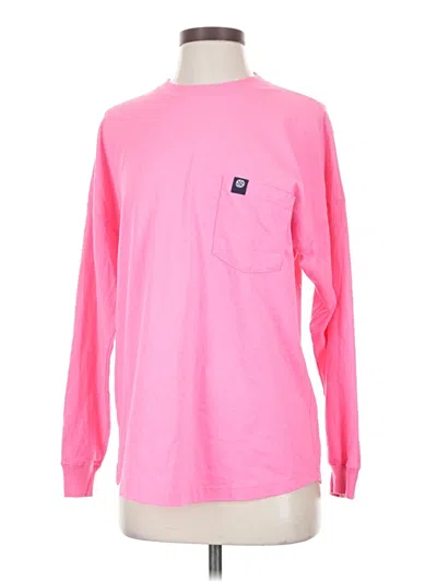 Pre-owned Simply Southern Long Sleeve T-shirt In Pink