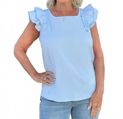Simply Southern Mirabella Top In Blue