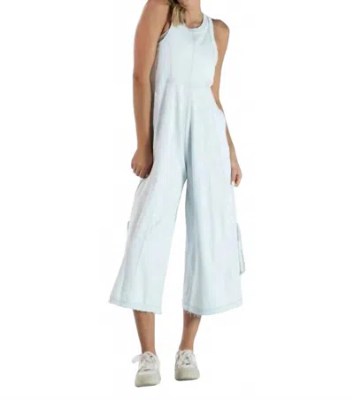 Simply Southern Misty Falls Jumpsuit In Washed Mist In Multi