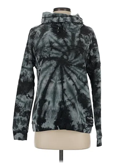 Pre-owned Simply Southern Pullover Hoodie In Black