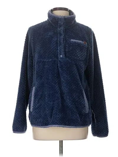 Pre-owned Simply Southern Pullover Sweater In Blue