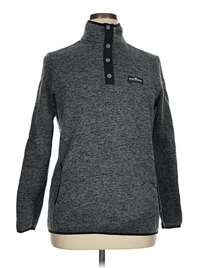 Pre-owned Simply Southern Pullover Sweater In Gray