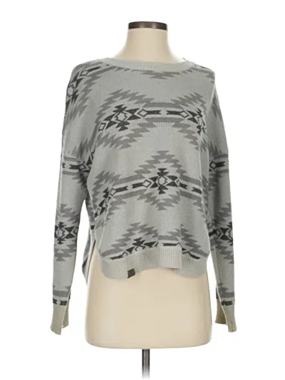 Pre-owned Simply Southern Pullover Sweater In Gray