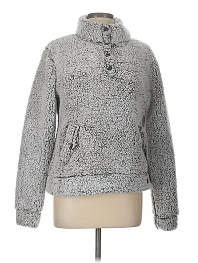 Pre-owned Simply Southern Pullover Sweater In Gray