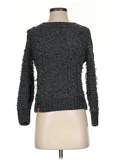 Pre-owned Simply Southern Pullover Sweater In Gray