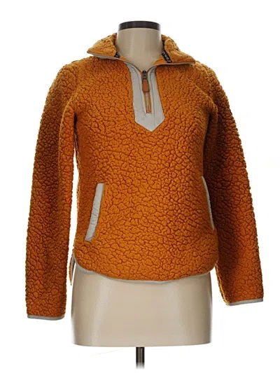 Pre-owned Simply Southern Pullover Sweater In Orange