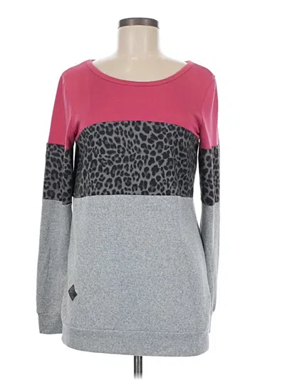 Pre-owned Simply Southern Pullover Sweater In Pink