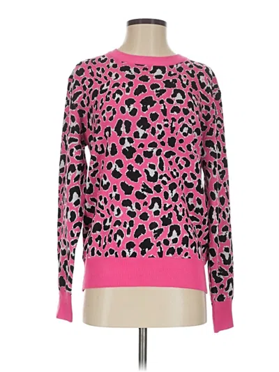 Pre-owned Simply Southern Pullover Sweater In Pink