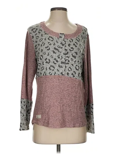 Pre-owned Simply Southern Pullover Sweater In Pink