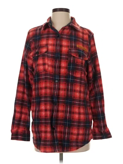 Pre-owned Simply Southern Pullover Sweater In Red