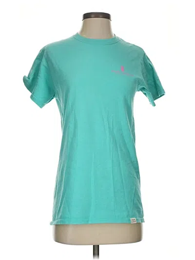 Pre-owned Simply Southern Short Sleeve T-shirt In Blue