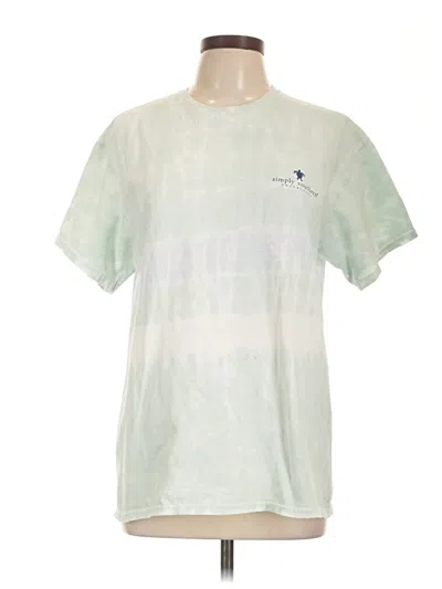 Pre-owned Simply Southern Short Sleeve T-shirt In Green