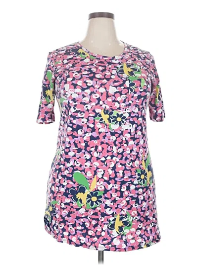 Pre-owned Simply Southern Short Sleeve T-shirt In Pink