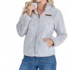 Simply Southern Simply Soft Frost Jacket In Frost Grey In Multi