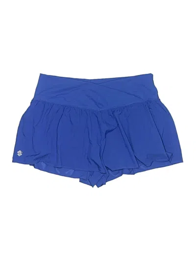 Pre-owned Simply Southern Skort In Blue