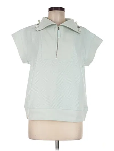 Pre-owned Simply Southern Sleeveless Blouse In Teal