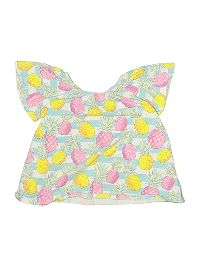Pre-owned Simply Southern Kids' Sleeveless Blouse In Yellow