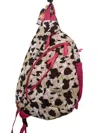 SIMPLY SOUTHERN SLING BACKPACK IN COW/PINK