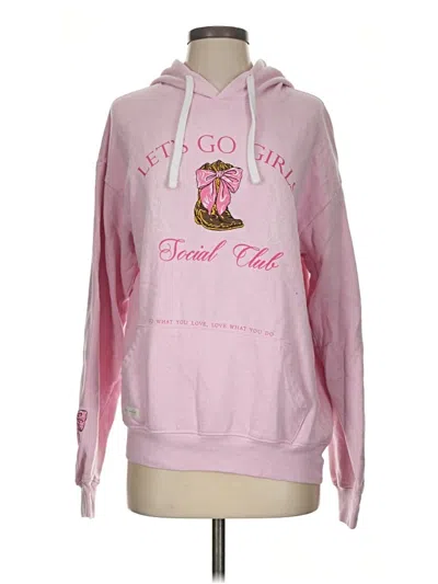 Pre-owned Simply Southern Sweatshirt In Pink