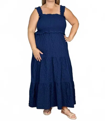 Simply Southern The Jocelyn Maxi Dress In Navy In Blue