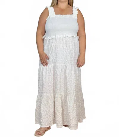 Simply Southern The Jocelyn Maxi Dress In White