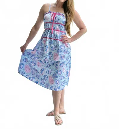 Simply Southern The Pearl Midi Dress In Blue