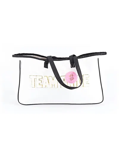 Pre-owned Simply Southern Tote Bag In White