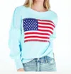 Simply Southern Usa Flag Sweater In Blue In Blue