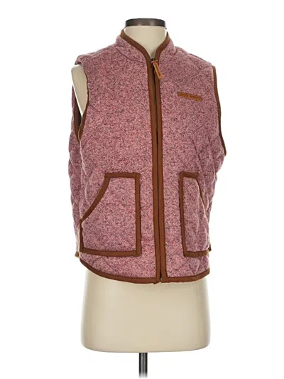 Pre-owned Simply Southern Vest In Pink
