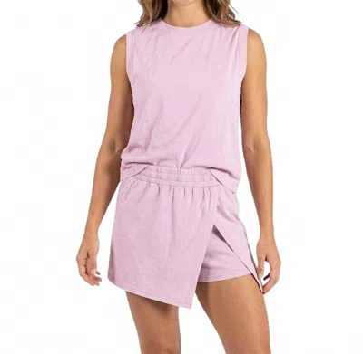 Simply Southern Vintage Washed Activewear Set In Pink
