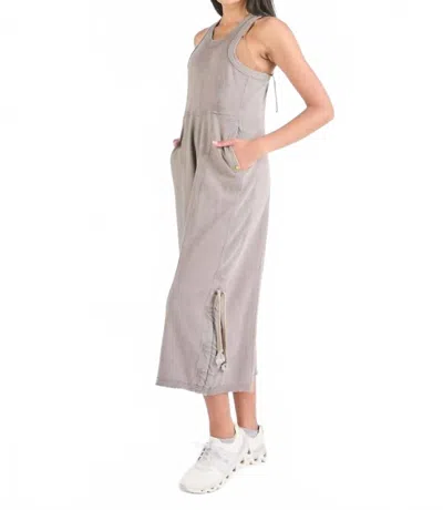 Simply Southern Vivian Jumpsuit In Dark Grey In Gray