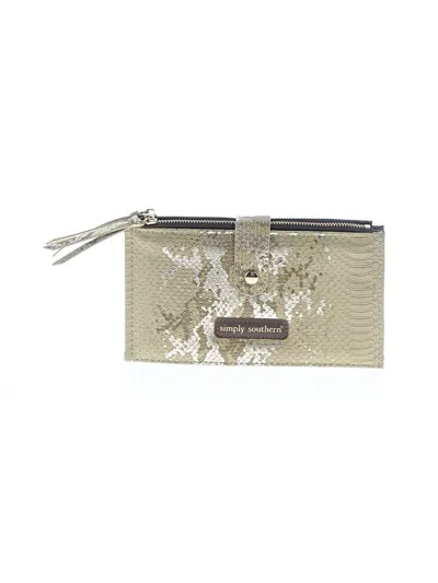 Pre-owned Simply Southern Wallet In Gold
