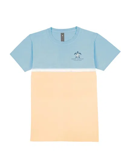 Simply Southern Women's Beach Splash Tee In Tie Dye In Multi