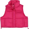 Simply Southern Women's Cropped Vest In Hot Pink In Pink