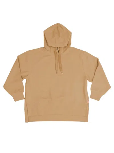 Simply Southern Women's Delin Ribbed Hoodie In Latte In Brown