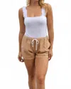 Simply Southern Women's Everyday Shorts In Tan In Nude