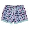 Simply Southern Women's Lounge Short In Shell Pink In Pink