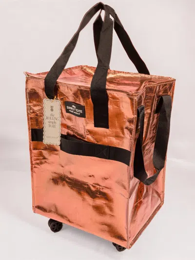 Simply Southern Women's Rolling Tote Bag In Umber In Multi