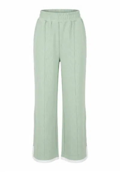 Simply Southern Women's Scalloped Lounge Pants In Sage Green