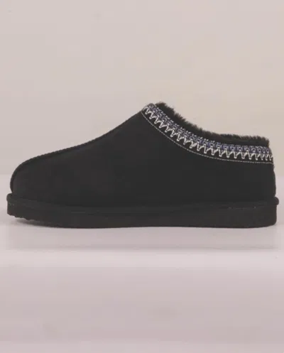 Simply Southern Women's Slide On Slippers In Black