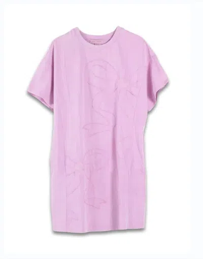 Simply Southern Women's Vintage Washed Bow Dress In Pink