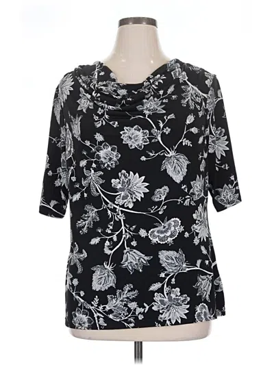 Pre-owned Simply Styled 3/4 Sleeve Blouse In Black