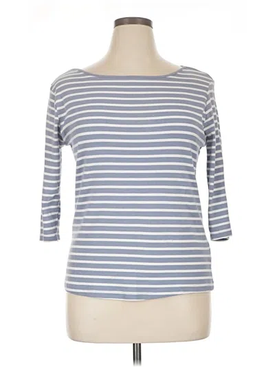 Pre-owned Simply Styled 3/4 Sleeve T-shirt In Blue