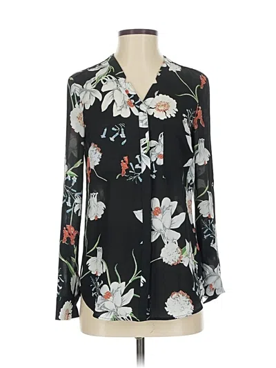 Pre-owned Simply Styled Long Sleeve Blouse In Black