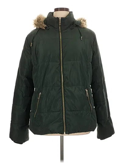 Pre-owned Simply Styled Snow Jacket In Green