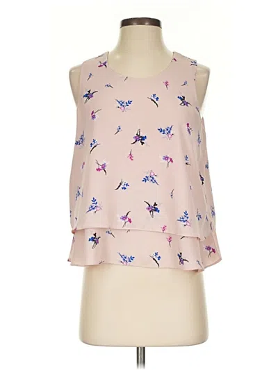 Pre-owned Simply Styled Tank Top Pink Halter Neckline Tops