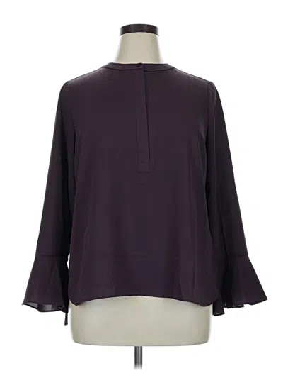 Simply Vera Vera Wang 3/4 Sleeve Blouse In Purple
