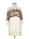 Simply Vera Vera Wang 3/4 Sleeve Blouse In White