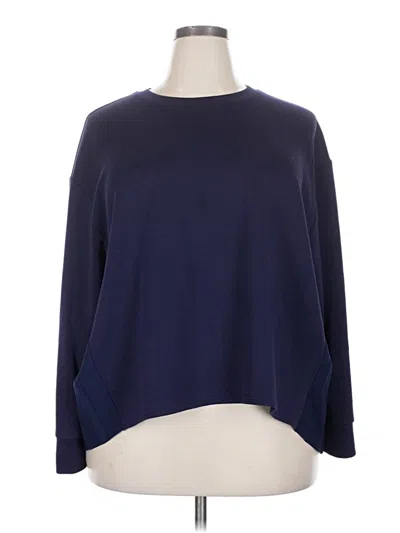 Pre-owned Simply Vera Vera Wang 3/4 Sleeve T-shirt In Blue
