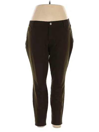 Pre-owned Simply Vera Vera Wang Active Pants In Brown